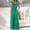 Green, variant on YHAJDS Women Summer Outfit Set 2 Piece Sleeveless V Neck Front Cropped Top Wide Leg Pants Set