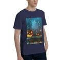 thumbnail image 2 of Bingfone Spooky Halloween Men'S Loose Fit Short-Sleeve Pocket T-Shirt, 2 of 7