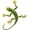 green, variant on Metal Iron Lizard Wall Art, 20X22cm Outdoor Garden Decor, Weatherproof Ornament For Yard Fence Patio Balcony, Hanging for SCULPTURE (Green)(green)