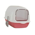 thumbnail image 4 of BELOVING Enclosed Cat Litter Tray High Capacity for Small Animals Rabbit Potty Toilet Cyan, 4 of 10