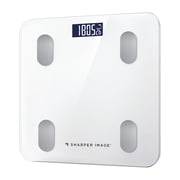 Sharper Image Smart Scale Bluetooth Digital Weight Scale with 4 High Precision Sensors, Mobile App Connectivity, 400 lb Capacity, 1 Count