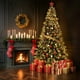 thumbnail image 5 of Towallmark Árbol de Navidad con Lápiz Delgado con Bisagras Artificiales Preiluminado de 6,5 Pies/7,5 Pies con Control Remoto, 240 Luces Blancas Cálidas, 5 of 10