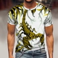 thumbnail image 2 of Playeras Oversize Para Hombre, Camiseta Deportiva Informal Con Estampado 3D Para Hombre, Camiseta De Manga Corta Con Cuello Redondo Y Manga Corta, 2 of 8