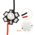 thumbnail image 4 of Uxcell 0.8" 350mA 1W Blue Light LED Chip Bulb COB Light Beads Copper Bracket 5 Pack, 4 of 5