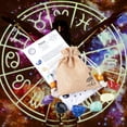 thumbnail image 4 of TIMIFIS A Ores Gemstones Astrology Set Natural Crystal Twelve Constellations Cloth Bag Set Home Decor, 4 of 4