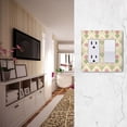 thumbnail image 5 of Yayeee Rocker Switch Wall Plate 1-Gang 4.6"x2.9" Home Decorative Outlet Cover, Pastel Green Geometric, 5 of 6