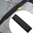 thumbnail image 2 of Unique Bargains 1pcs Black Car Seat Belt Cover Universal Microfiber Leather Auto Seat Belt Covers Shoulder Protection, 2 of 6