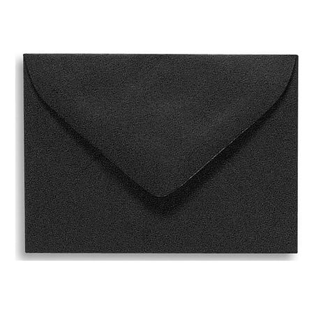UPC: 0848614198665 | LUX #17 Mini Envelopes 2 11/16 x 3 11/16 50/Box Midnight Black MINBLK-50