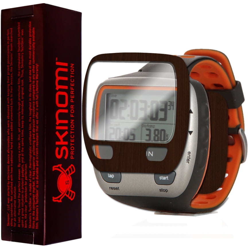 Skinomi Phone Skin Dark Wood+Screen Protector for Garmin Forerunner 310XT