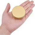 thumbnail image 4 of 30Pack 1 OZ Round Tin Cans Screw Top Aluminum Cans with Lids for Lip Balm Scrubs Spices Candies Tea Gold, 4 of 9