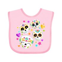 Inktastic Decorative Skull Party for Day of the Dead Boys or Girls Baby Bib
