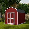 thumbnail image 3 of Little Cottage Co. 8x14 Value Gambrel Barn with 6 ft. Sidewalls with Floor, Outdoor Wood Storage Shed Do-It-Yourself Precut Kit, 3 of 14