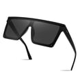 thumbnail image 1 of Gafas de sol FEISEDY de gran tamaño con parte superior plana cuadrada UV400 B2470, 1 of 7