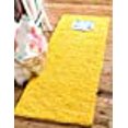 thumbnail image 2 of Unique Loom 3127870 2 Pi. 6 Po. x 10 Pi. Solide Shag Runner Rug&44; Toscan Sun Yellow, 2 of 5
