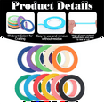 thumbnail image 6 of 20 Rolls 1/8 Inch Whiteboard Tape Line,Graphic Tape, Pinstripe Tape for Dry Erase Board, Draping Tap Paper, 6 of 6