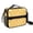 Orange and Cream, variant on Black and White Checkered Pattern Insulated Lunch Bag with Shoulder Strap and Bottle Holder,Bento School Lunch Bag Box,11x9.5x3.5 Inches