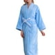 thumbnail image 1 of Minnieouse de noche Traje de casa Cinturón Albornoz Verano Con capucha Suavidad atractiva Ropa de dormir sexy Tallas grandes Manga larga Lavable Pijama Azul L(165-180 CM), 1 of 6