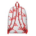 thumbnail image 3 of Funny Seafood-Themed School Backpack with Red Lobster & Tropical Coastal Print, Waterproof Durable Laptop Bag with Multi-Pockets for Students, Travelers & Daily Use, 3 of 4