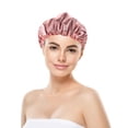 thumbnail image 4 of unbranded Gorro Rosa De Satén Para Cuidado Del Con Único Para Adulto, 4 of 6