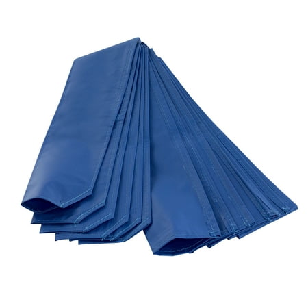 Trampoline 70-Inch Pole Sleeve Protector, Set of 6, Blue