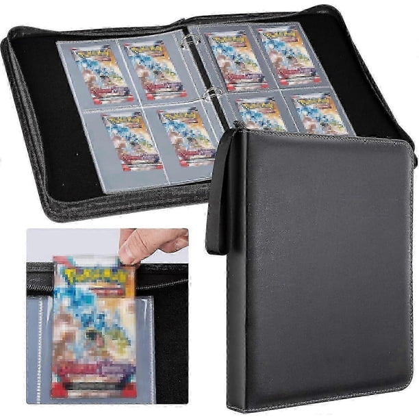 Booster Pack Binder, Holds 48 Booster Packs, 4-pocket Booster Pack Holder With 12 Sleeves, Display Protector-good