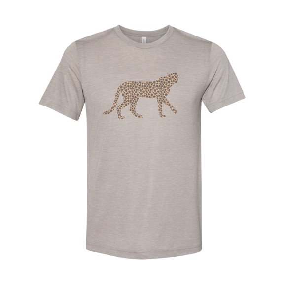 "Cheetah Shirt, Cheetah, Sublimation T, Gift For Her, Cheetah Lover, Cheetah Apparel, Mom Shirt, Safari Tee, Soft Shirts, Fashion, Trendy, SMALL, Heather Stone"