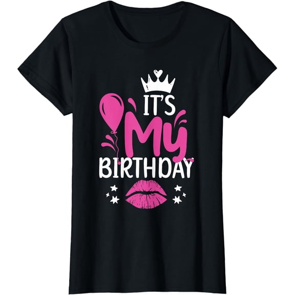 It's my Birthday T-Shirt Black X-Large