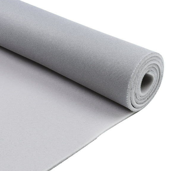 EdgeSeal Headliner Fabric with Foam Mesh Breathable Material, Automotive/Home Repair, Gray, 36" x 48"