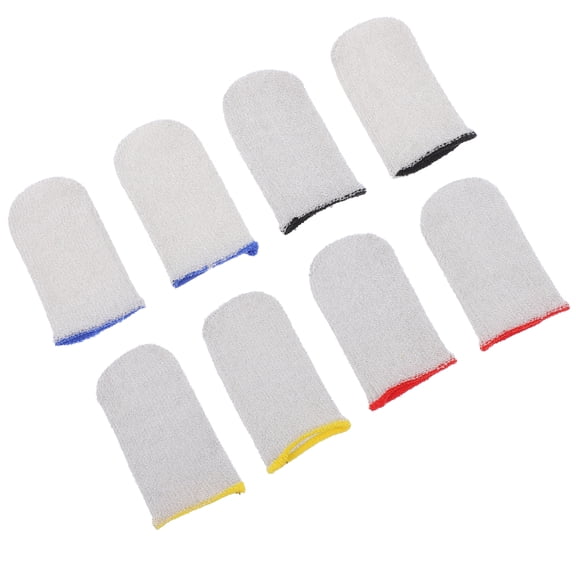 4Pairs Anti Slip Finger Protectors Touch Screen Finger Cover Stylish Game Supply
