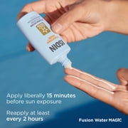 ISDIN Fusion Water MAGIC Ultralight Daily Sunscreen, Broad Spectrum SPF 40, Formulated with Hyaluronic Acid, 3.4 Fl Oz