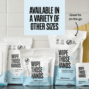 (2 pack) Wipe Those Hands Sanitizing Wipes, Fragrance and Alcohol Free, 1 Pack of 40 Wet Wipes