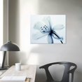thumbnail image 3 of PIKWEEK - TMP-EAD4157-3248 Tempered Glass Blue Flower Panel Graphic Wall Art, 20x16in, 3 of 4