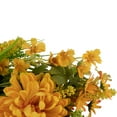 thumbnail image 2 of Northlight Yellow Peony Artificial Fall Harvest Twig Wreath, 24-Inch, Unlit, 2 of 3