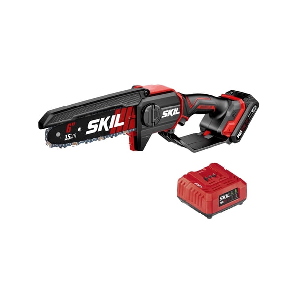 SKIL PWR CORE 20V Brushless 6-inch Pruning Saw Kit, with 2.0Ah Battery and Charger, PR0600B-11