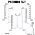thumbnail image 7 of Sekonow 7 Pieces Clear Acrylic Cake Scraper Smoother, 9.5in Double Sided Decorating Cake Comb Set for Buttercream Frosting Icing Smoother Tools, 7 of 7