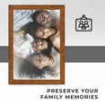 thumbnail image 3 of 28x24 Light Brown Veneer Real Wood Picture Frame Width 1.25 inches | Interior Frame Depth 0.5, 3 of 8