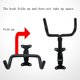 thumbnail image 4 of Indoor Bike Wall Mount - Telescopic Folding Rack for Garage or Home, 4 of 5
