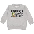 thumbnail image 2 of Inktastic Poppy's Fishing Buddy Toddler Sweatshirt, 2 of 4