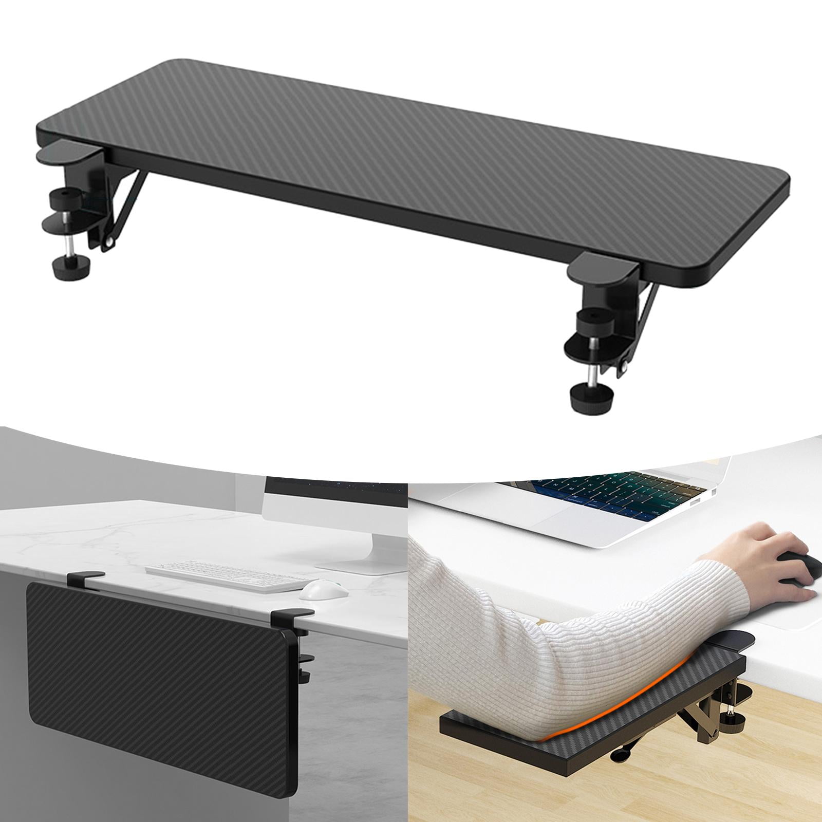 Wooden Ergonomic Desk Extender Foldable Table Mount Punch Wrist for Keyboard Computer Extension