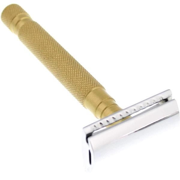 WCS Vintage Collection Razor 78BR, Brass-Closed Comb