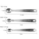 thumbnail image 3 of Stainless Steel Measuring Spoons 5-Piece Set for Baking, Cooking & Seasoning with Hanging Rings, 3 of 3
