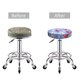 thumbnail image 5 of Balery coffee love cup winter Fundas de asiento para taburete de bar redondo de tela de terciopelo ajustables que protegen de arañazos y manchas para sillas de 14 a 17 pulgadas.-12 inch, 5 of 7
