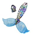 thumbnail image 4 of Muñeca sirena a escala de 30 cm, falda de cola de pez, vestido de muñeca, 6 puntos, accesorios para muñecas, ropa, puesto de juguetes, 4 of 5
