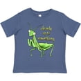 thumbnail image 3 of Inktastic Praying Mantis- Clearly Up to Something Boys or Girls Toddler T-Shirt, 3 of 5