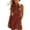 *Brown, variant on ClodeEU Women's Collared Half Zip Sleeveless Mini Dress with Pockets, Casual Summer Dress Black,Women's Plus L