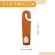 thumbnail image 4 of Gancho para Reposacabezas de Asiento de Automóvil Universal 2 Pcs Naranja 6.93"x1.77", 4 of 7