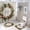 style-341, variant on 4 Piece Decor Shower Curtains Sets Bathroom Shower Curtain Set with Rugs Personalised Family Wreath Waterproof Shower Curtain Custom Girl's Name for Bathroom Decor