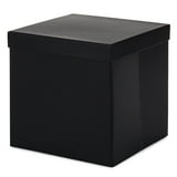 Hallmark with Lid Shredded Paper Fill All Occasion Black Paper Gift Box ...