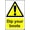Warning Sign 6, variant on Warning Sign Warning Construction Activities in Progress - 8"x12" Metal Tin Business Sign, Construction Safety Decor for Home Business Outdoor Work Zone