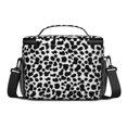 thumbnail image 3 of Cow Print Pattern Insulated Lunch Box for Women Men, Medium Leakproof Cooler Bag with Adjustable Strap, 10"x6.7"x8", 3 of 6